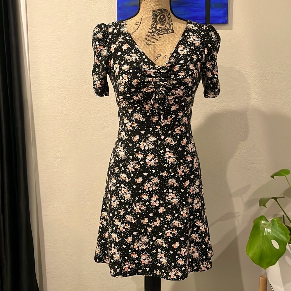 Black Floral Dress